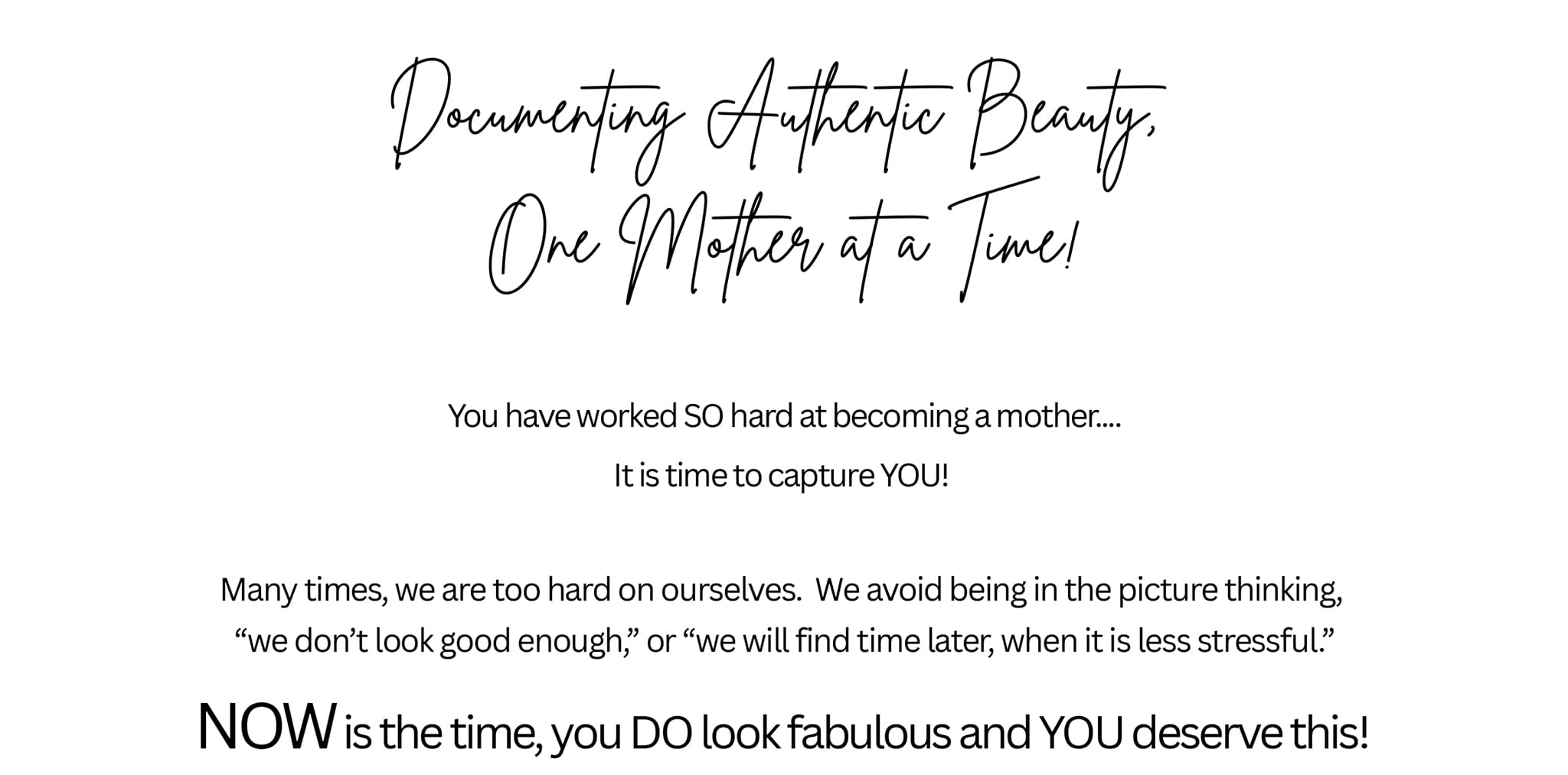 Documenting Authentic Beauty,